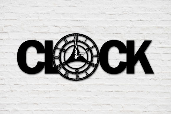 Laser Cut Decorative Wall Clock: Precision Design Files
