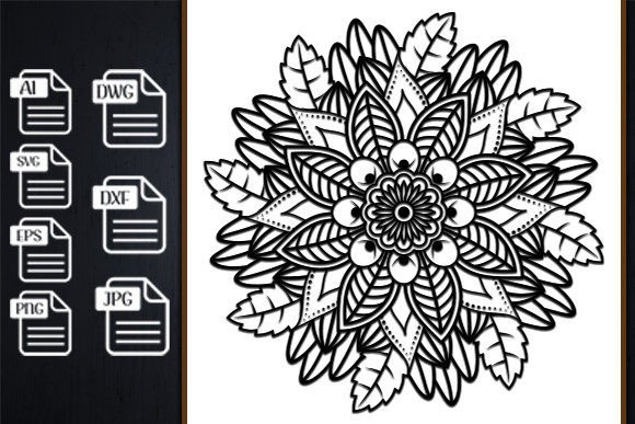 Mandala Flower Laser Cut: Elevate Your Decor