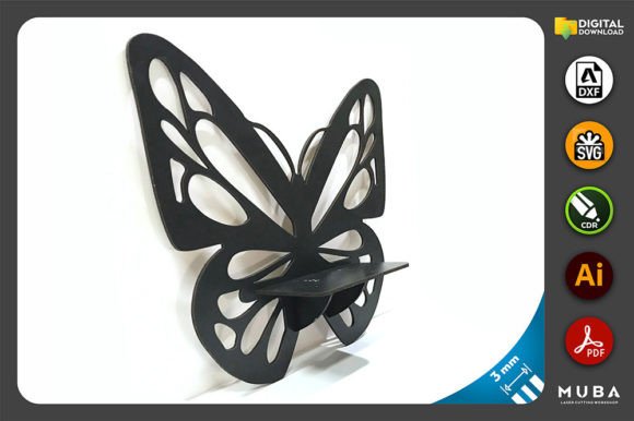 Transform Your Space with a Custom Butterfly Wall Shelf